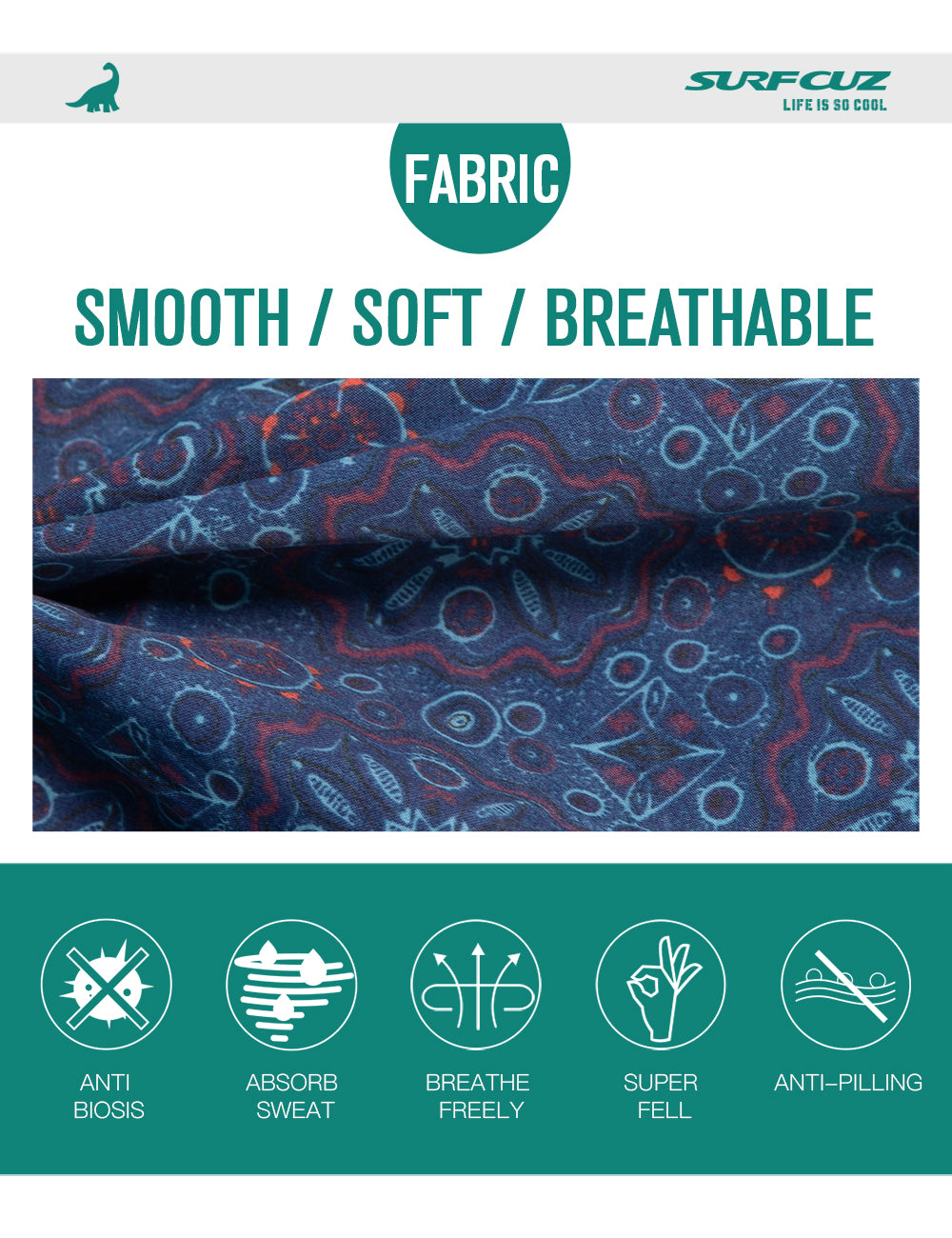 Traje de baño Hombre - Diseño estampado geométrico - secado rápido