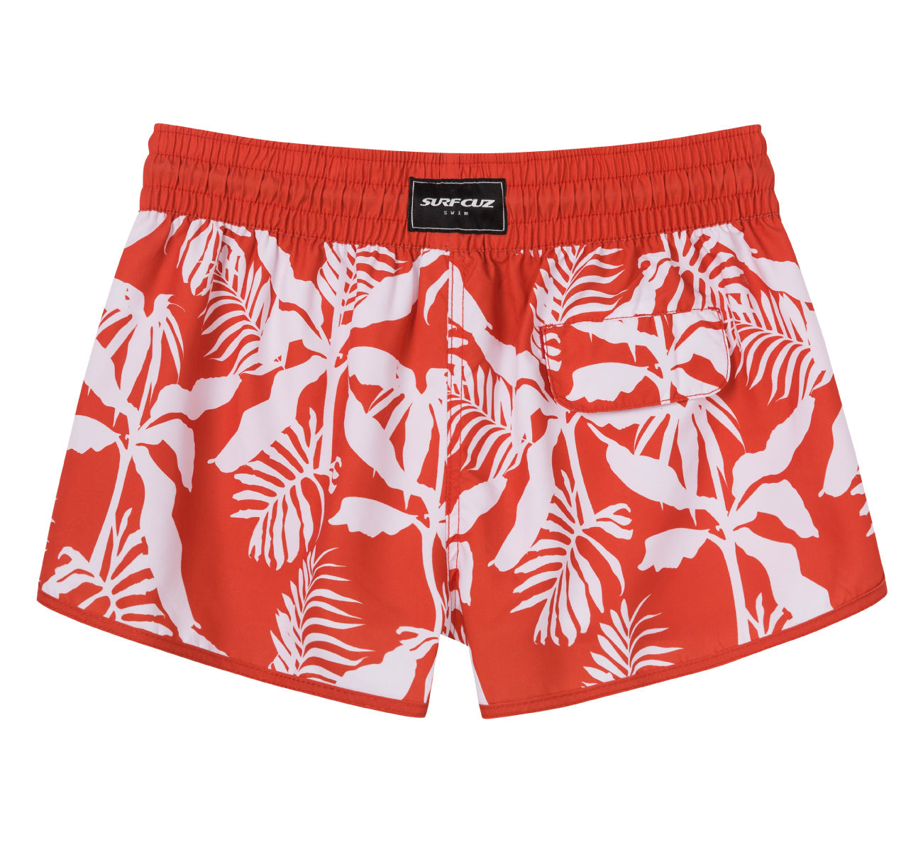 Boardshort Mujer Tiro bajo diseño Hojas blancas - Secado Rápido