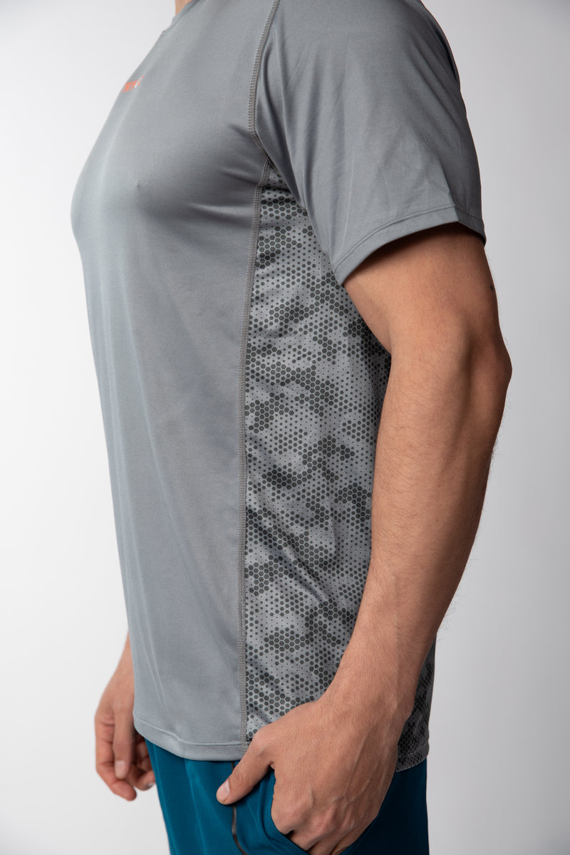 Polera de running Hombre - Gris