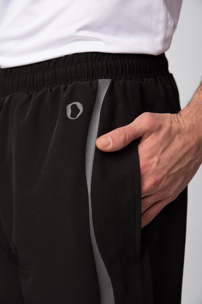 Short de Running Liso 2 en 1 Hombre - Negro