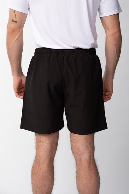 Short de Running Liso 2 en 1 Hombre - Negro