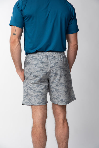 Short de Running Camuflado s/malla Hombre - Gris