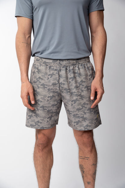 Short de Running Camuflado s/malla Hombre - Verde Olivo