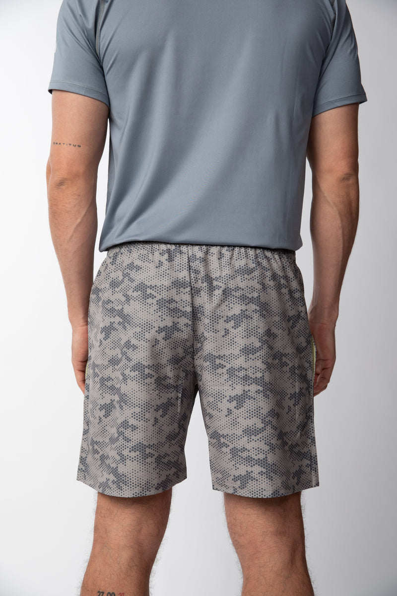 Short de Running Camuflado s/malla Hombre - Verde Olivo