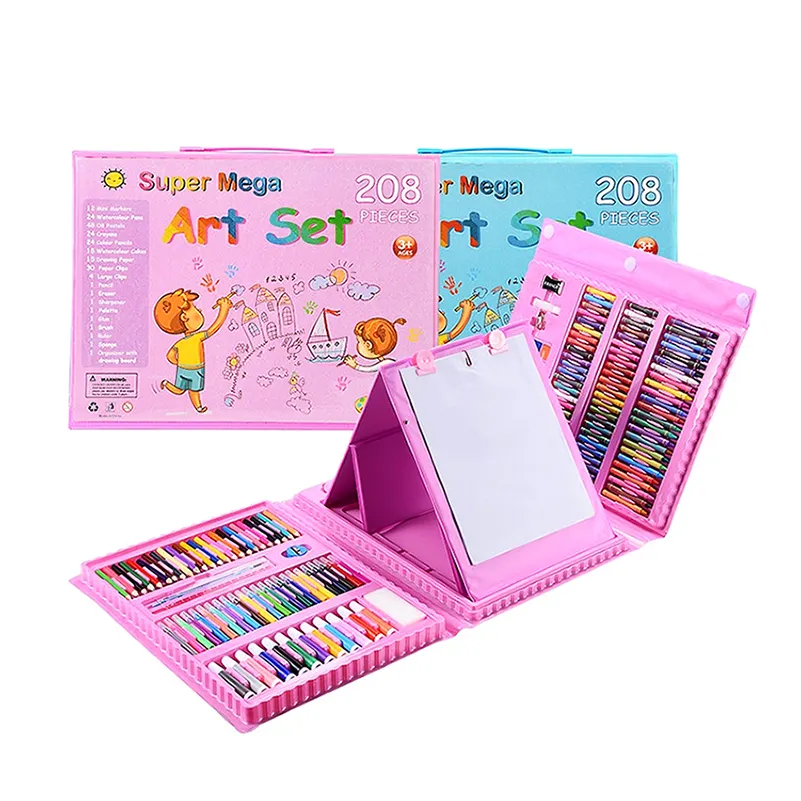 Conjunto de arte de pintura de alta calidad para niños, Juego de dibujo profesional, Kit de arte para pintar