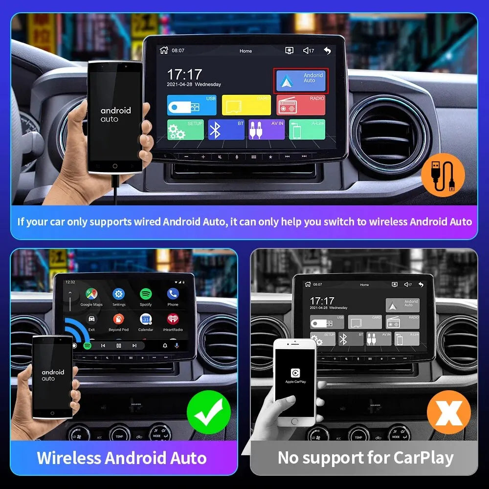 Mini Carplay Inalámbrico EKIY para Toyota Mazda Nissan