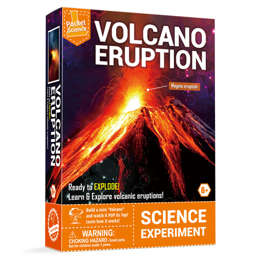 Nuevo juguete educativo para niños, haz tu propio juguete de erupción de volcán para niños