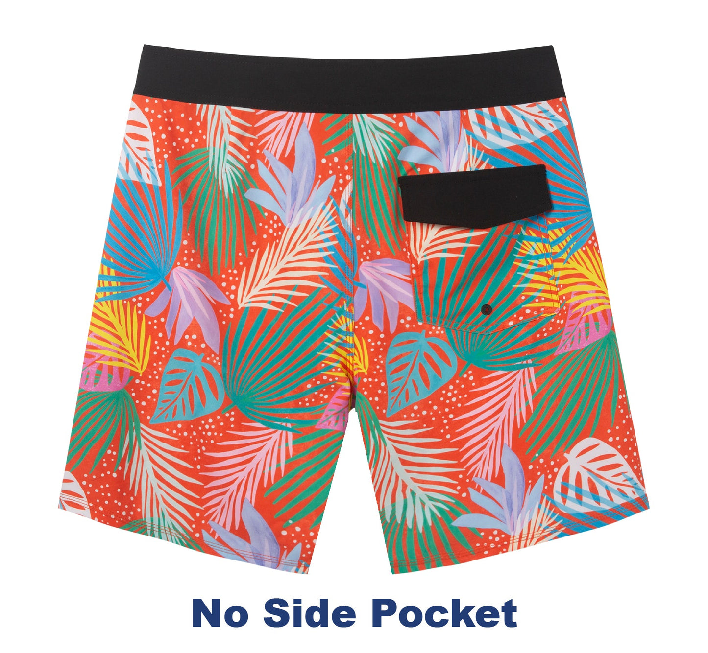 Traje de Baño Hombre estilo Boardshort - Diseño Mix Tropical - Color Multicolor