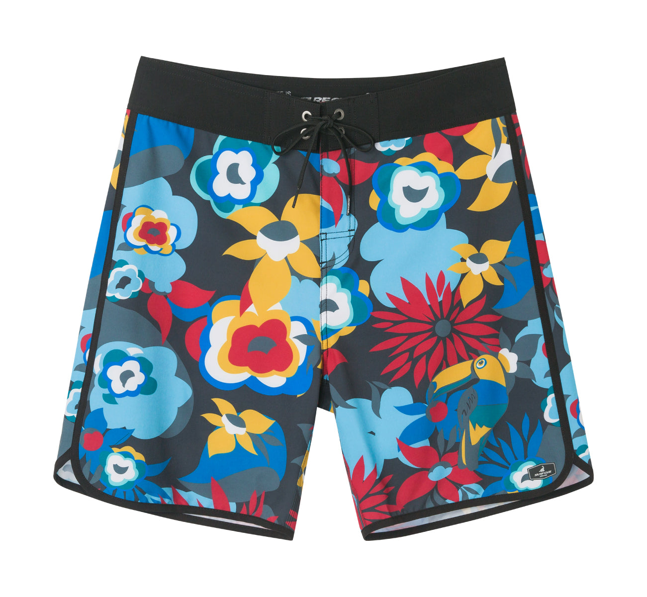 Traje de Baño Hombre estilo Boardshort - Diseño Tucan - Color Azul