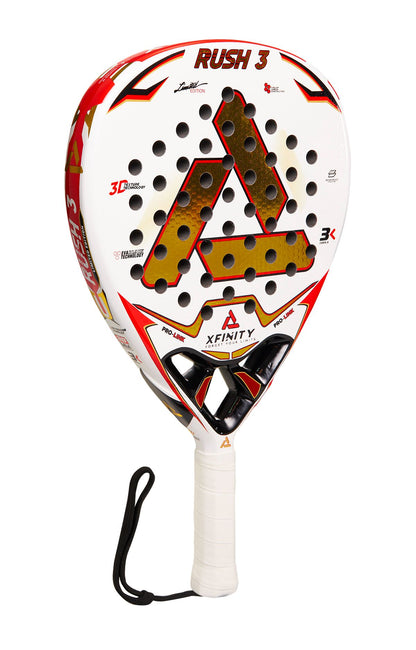 PALA PADEL XFINITY RUSH3 - CARBONO 3K - INCLUYE ESTUCHE