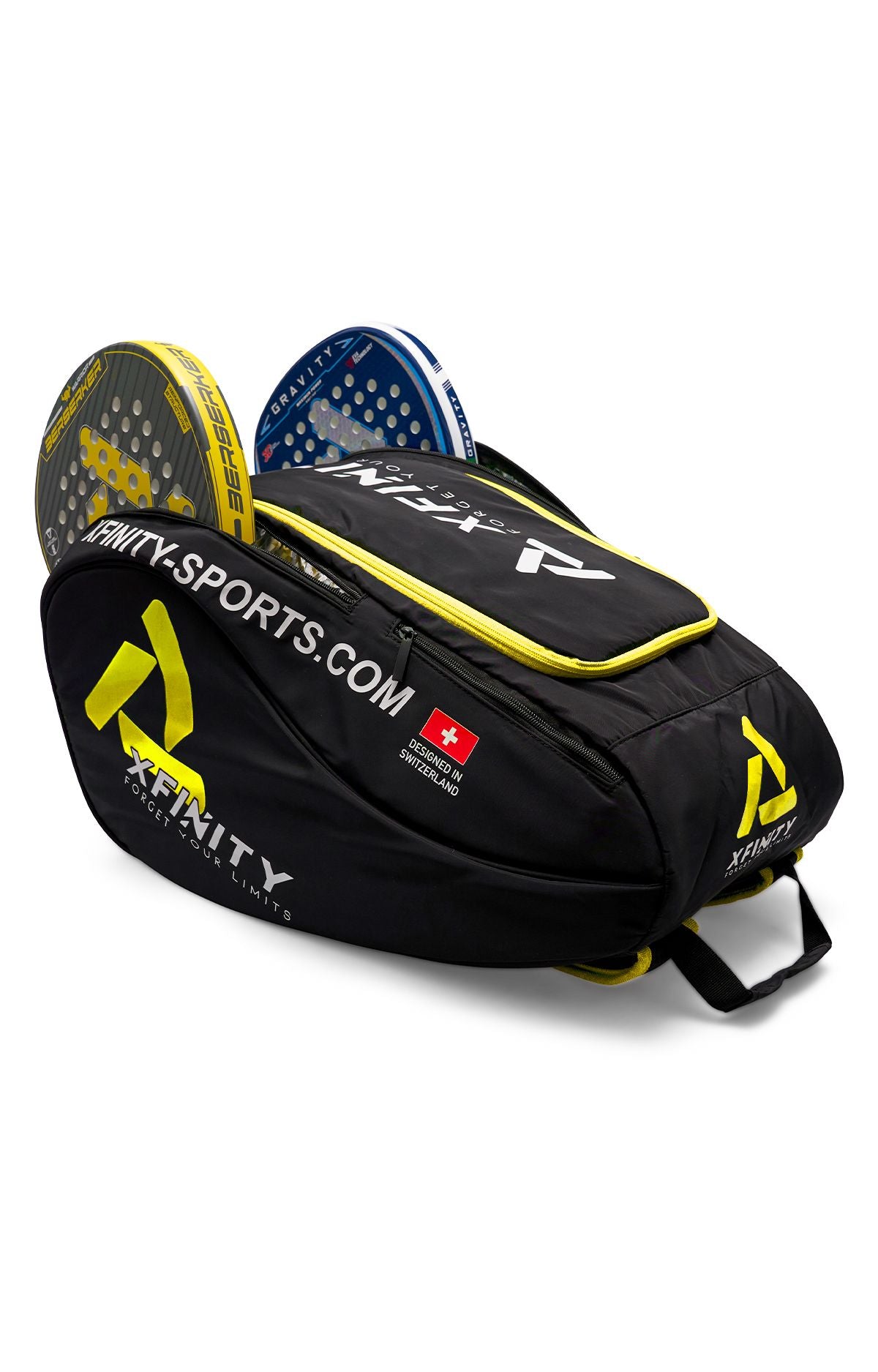 BOLSO PADEL XFINITY CON BOLSILLOS TERMOS YELLOW