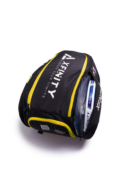 BOLSO PADEL XFINITY CON BOLSILLOS TERMOS YELLOW