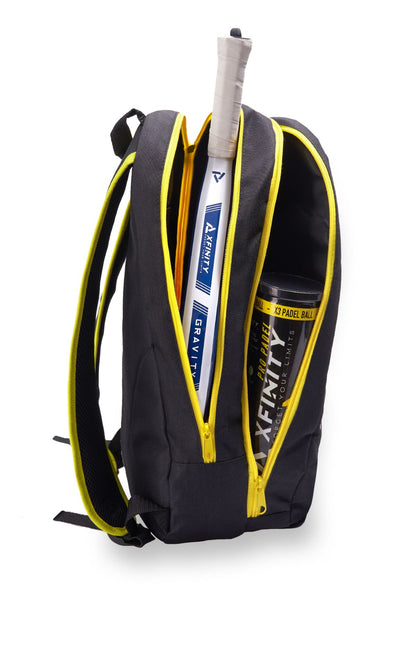 MOCHILA PADEL XFINITY PALETERO AMARILLA